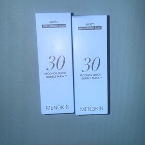 Menokin 30 Seconds Quick Bubble Mask - Moist Hyaluronic Acid (White)